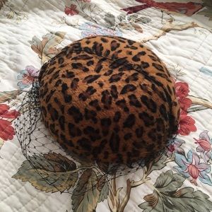 Leopard Print Vintage Inspired Hat
